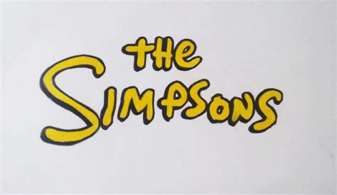 The Simpsons Logo by Maxiuchiha22 on DeviantArt