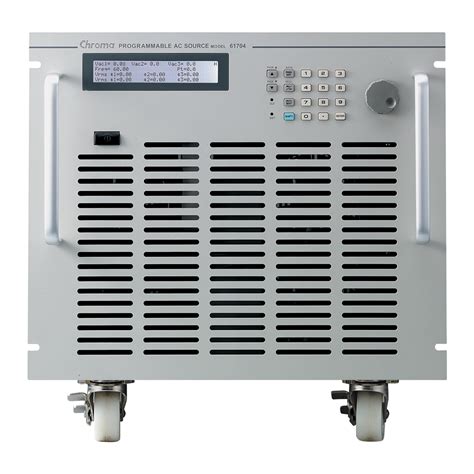 chroma  series programmable ac source  wire  phase ac power