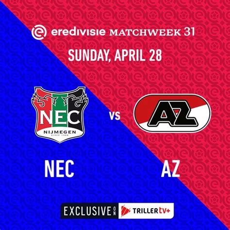 Eredivisie 2023/24: NEC vs AZ Alkmaar - Official Replay - TrillerTV