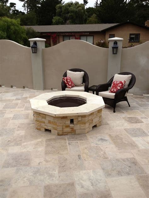 Recent Custom Build Gas Fire Pit Completed by Fine's Gas - Contemporary ...