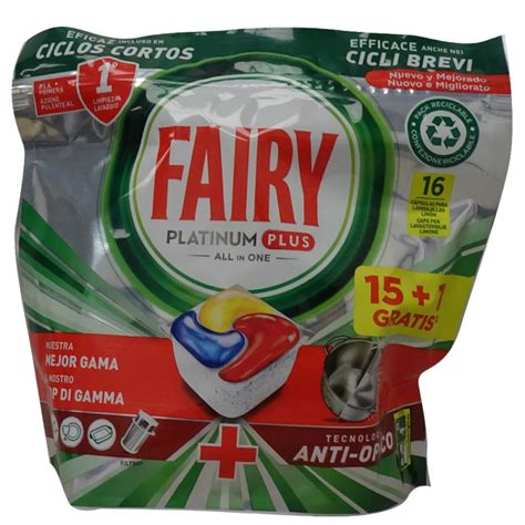 Fairy lavavajillas 15 1 u Platinum plus todo en uno cápsulas