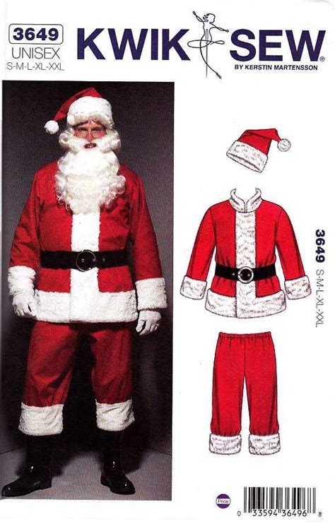 Printable Santa Suit Template