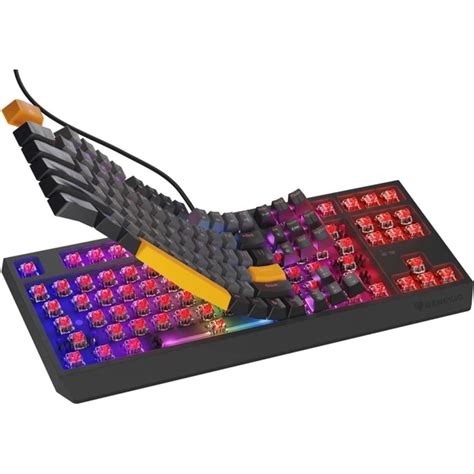 Genesis Thor Tkl Anchor Gray Negative Rgb Mechanick Kl Vesnice