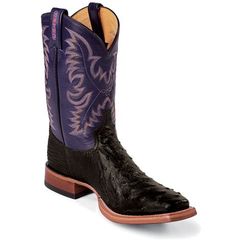 Tony Lama Black Full Quill Ostrich Ustrc Western Boots Dazzlepulse