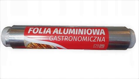 FOLIA ALUMINIOWA Cateringowa GRUBA GASTRONOMICZNA 30CM 150M 14mik