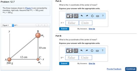 Solved The Three Masses Shown In Figure Are Connected By Chegg