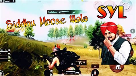 Sidhu Moose Wala New Song Montage SYL Song Montage SYL Bgmi Montage