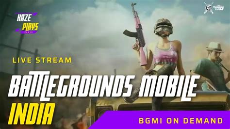 Battle Grounds Mobile India Live Bgmi Live Youtube