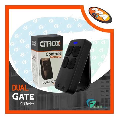 Controle Remoto Dual Gate Ppa Port O Alarme Mhz Citrox Submarino