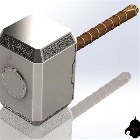 Descargar Marvel's Mjolnir Fan Art Replica de Death Dealer Designs