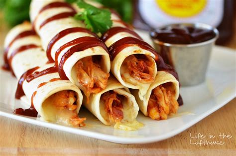 BBQ Chicken And Bacon Taquitos