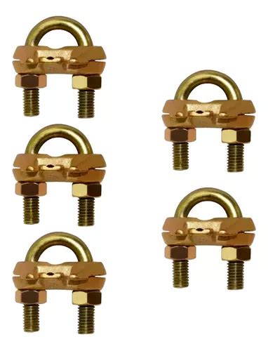 Kit Grampo Conector Clips Haste Aterramento Duplo Mercadolivre