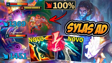 Sylas Ad Full Critico Os Itens Novos Ficou Quebrado League Of