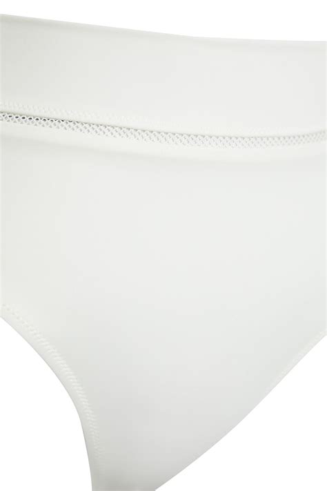 Trendyolmilla Ekru Şerit Aksesuarlı Yüksek Bel Regular Bikini Altı TBESS BA Fiyatı