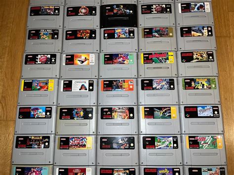 45 X Super Nintendo SNES Spiele Kaufen Auf Ricardo