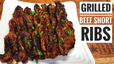 Beef Flanken Short Ribs How To Grill Flanken Ribs On The Weber Kettle Youtube