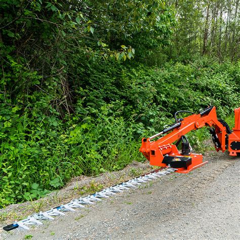 Eterra Razor 5 Boom Mounted Sickle Mower Attachment Skid Steer Solutions