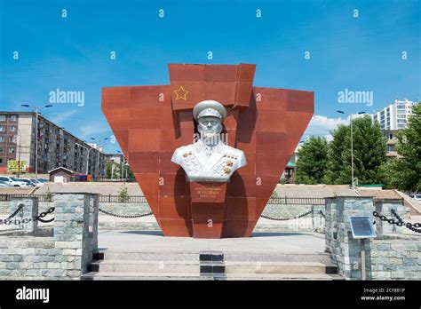 Jukov Statue At The Marshall Jukov House Museum In Ulaanbaatar