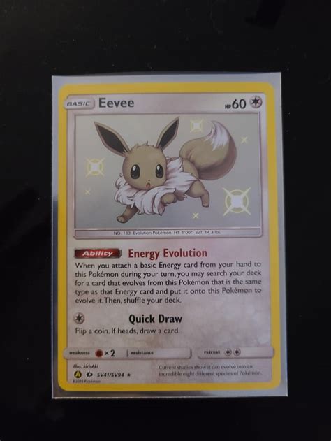 Shiny Eevee : r/pokemoncardcollectors