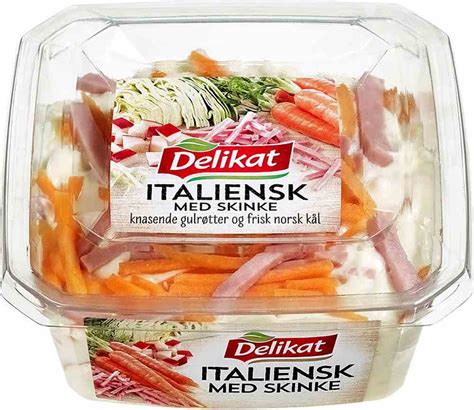 Delikat Italiensk Salat Med Skinke Med N Ringsinnhold Oppskrifter Og