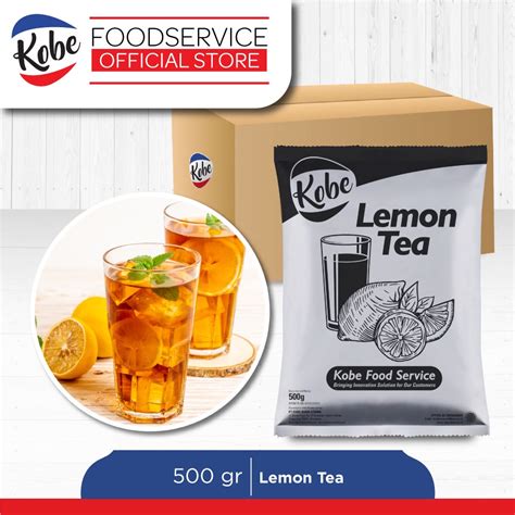 Jual Kobe Lemon Tea Gr Minuman Serbuk Powder Lemon Tea Kg