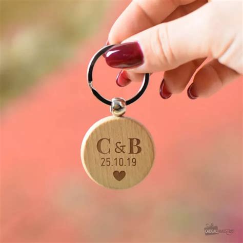 Porte Cl S Rond Love Personnaliser Cadomaestro