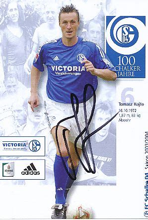 Kelocks Autogramme Tomasz Hajto Fc Schalke Fu Ball