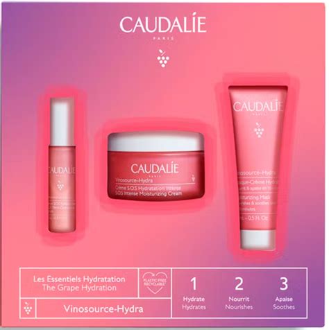 Caudalie Coffret Vinosource Hydra creme sos Hidratação intensa