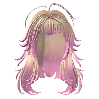Cute Long Wolfcut Blonde To Pink Roblox Item Rolimon S