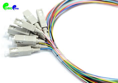 Pcs Colors Sc Pc Optical Fiber Pigtail Set Om M Mm M