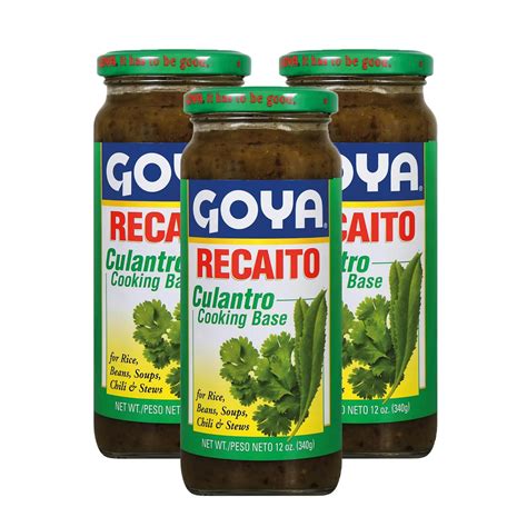 Amazon Goya Recaito Culantro Base Cooking 12 Ounces Pack Of 3