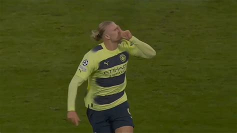 Erling Haaland Silence Celebration 4k Clip For Edits Youtube