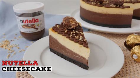 Baked Nutella Cheesecake Recipe Just Cook YouTube