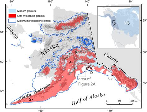 Late Wisconsinan Approximately Last Glacial Maximum And Pleistocene