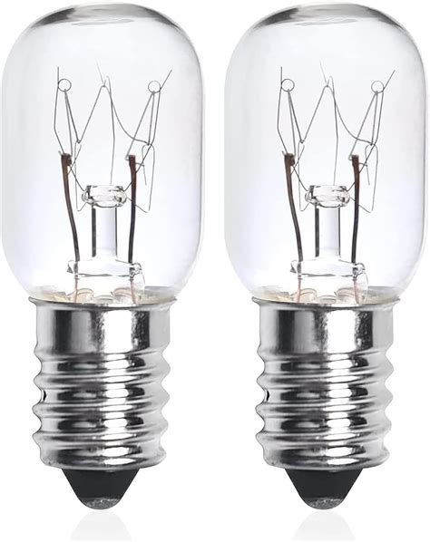 Kanta 220 240v 15w T20 Single Tungsten Lamp E14 Screw Base Refrigerator Bulb Pack Of 2 Warm