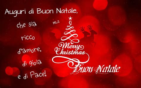 Auguri Di Buon Natale Che Sia Ricco Damore Di Gioia E Di Pace Buon