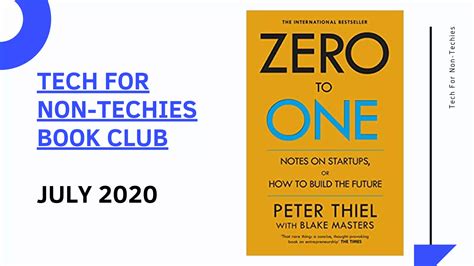 Zero To One By Peter Thiel Summary By Tfnt Book Club Ppt