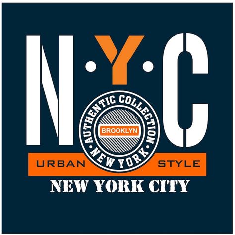 Nyc New York City Design De Tipografia Vintage Em Roupas De Camiseta De