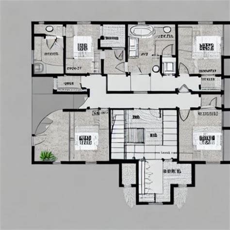 Plano De Casa De Dos Pisos Con Dormitorios Planos De Casas