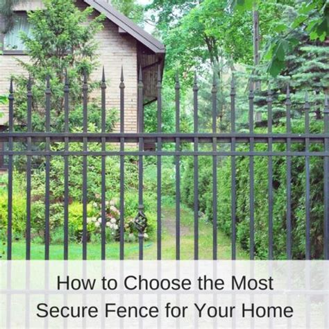 How To Choose The Most Secure Fence For Your Home America Fence