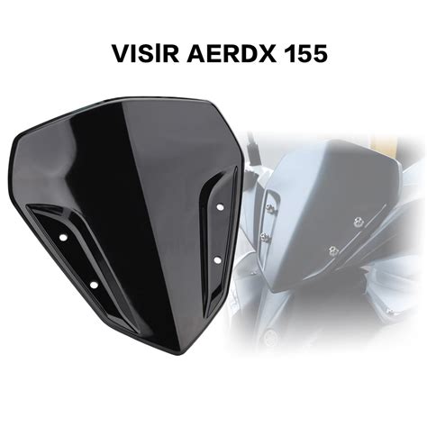 Aerox 155 Windshield Visor Smoke Matte Carbon Clear Fit For AEROX 155