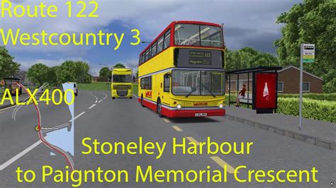 OMSI 2 Westcountry 3 Route 122 Stoneley Harbour To Paignton Memorial