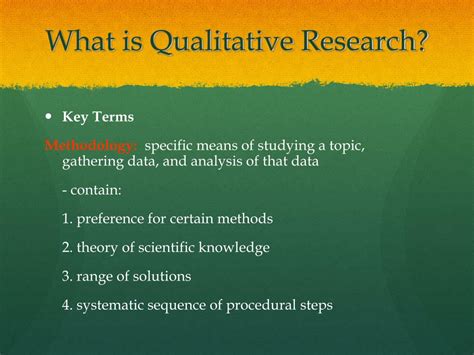 Ppt What Is Qualitative Research Powerpoint Presentation Free Download Id 1929259