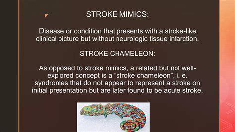 Stroke Mimics Ppt