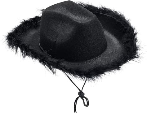 Fluffy Feather Wide Brim Cowboy Hat For Cosplay Walmart