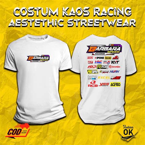 Jual KAOS BARBARA SPEED KAOS BARBARA SPEED KY AGENG KAOS RACING