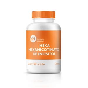 Hexa Hexanicotinato de Inositol 500mg 60 cápsulas PHPharma