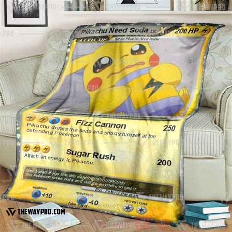 Hollow Pikachu Pokemon Blanket Hot Sale