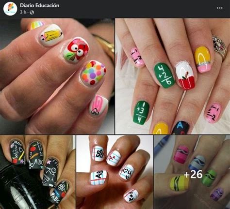 Descubrir 73 imagen uñas para maestra Viaterra mx