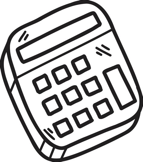 Hand Drawn calculator illustration 11746509 Vector Art at Vecteezy